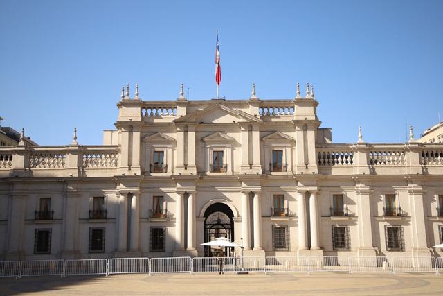 La Moneda y el centro histórico de Santiago